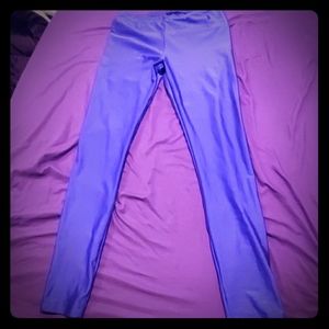 Nylon purple leggings